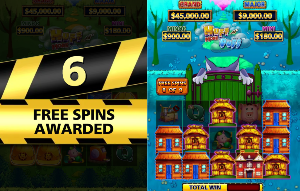 Huff N' More Puff Free Spins
